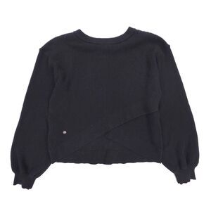 NEW Lululemon Ribbed Reversible Crossover Sweater Black Athleisure Lounge Yoga